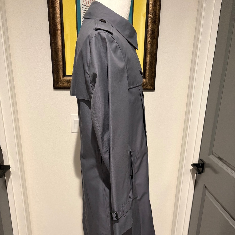 Burberry Mens Trench Coat - Brand New / Never Worn / With Tags Grey Size 42 - Picture 2 of 13